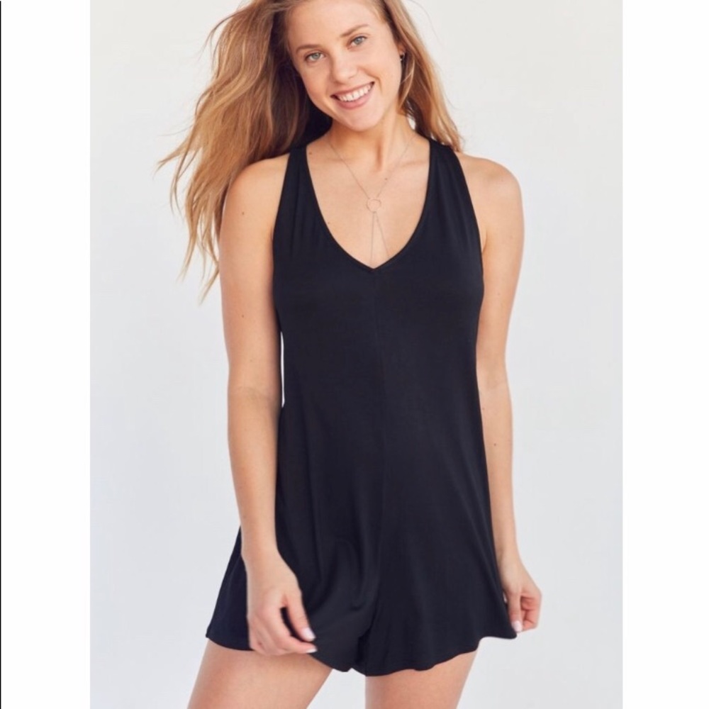 Silence and noise red romper